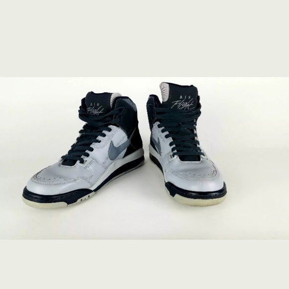 NIKE AIR FLIGHT CONDOR HIGH 366574 010 Grey sz 11 - Picture 2 of 7